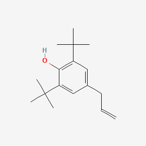 molecular formula C17H26O B3047271 2,6-Di-tert-butyl-4-(prop-2-en-1-yl)phenol CAS No. 13677-69-5