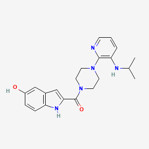 molecular formula C21H25N5O2 B3047276 PNU-88822 CAS No. 136816-97-2