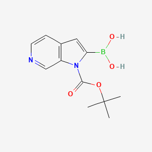 B3047300 (1-Tert-butoxycarbonylpyrrolo[2,3-c]pyridin-2-yl)boronic acid CAS No. 1373273-48-3