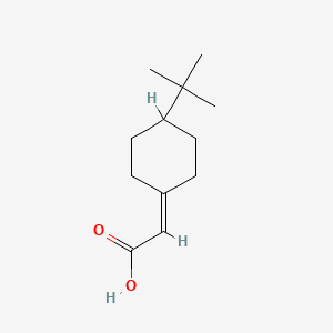molecular formula C12H20O2 B3047301 2-(4-tert-butylcyclohexylidene)acetic Acid CAS No. 13733-51-2