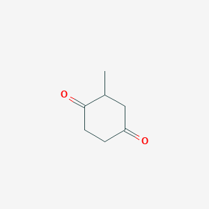 molecular formula C7H10O2 B3047306 2-methylcyclohexane-1,4-dione CAS No. 13742-19-3