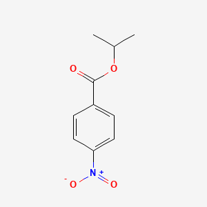 molecular formula C10H11NO4 B3047324 4-Nitro-benzoic acid isopropyl ester CAS No. 13756-40-6