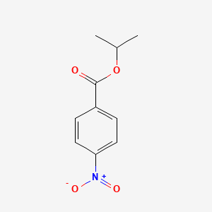 molecular formula C10H11NO4 B3047324 Benzoic acid, 4-nitro-, 1-methylethyl ester CAS No. 13756-40-6