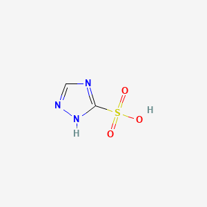 B3047337 1,2,4-Triazole-3-sulphonic acid CAS No. 13789-27-0