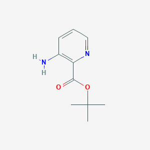 molecular formula C10H14N2O2 B3047344 Tert-butyl 3-aminopyridine-2-carboxylate CAS No. 1379367-66-4