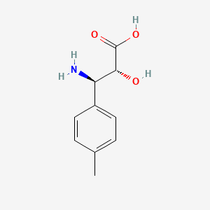 molecular formula C10H13NO3 B3047412 (2R,3R)-3-Amino-2-hydroxy-3-(p-tolyl)propanoic acid CAS No. 1391437-17-4