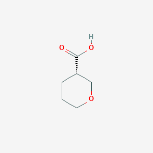 molecular formula C6H10O3 B3047415 (S)-Tetrahydro-2H-pyran-3-carboxylic acid CAS No. 1391742-13-4