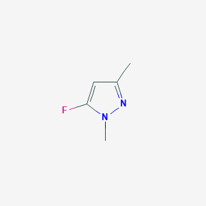 molecular formula C5H7FN2 B3047419 5-Fluoro-1,3-dimethyl-1h-pyrazole CAS No. 1392274-34-8