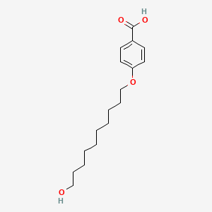 molecular formula C17H26O4 B3047427 4-((10-Hydroxydecyl)oxy)benzoic acid CAS No. 139298-69-4