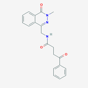 N-((3-methyl-4-oxo-3,4-dihydrophthalazin-1-yl)methyl)-4-oxo-4-phenylbutanamide