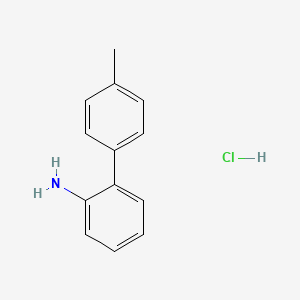 molecular formula C13H14ClN B3047457 2-Amino-4'-methylbiphenyl hydrochloride CAS No. 139769-19-0