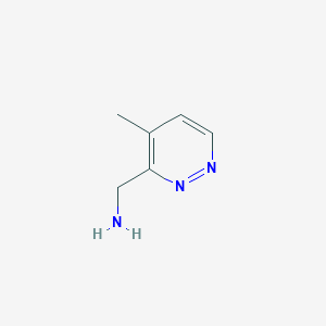 molecular formula C6H9N3 B3047499 (4-Methylpyridazin-3-yl)methanamine CAS No. 1403767-23-6