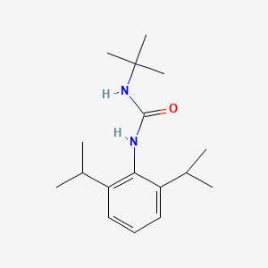 molecular formula C17H28N2O B3047503 N-tert-Butyl-N'-[2,6-di(propan-2-yl)phenyl]urea CAS No. 140411-19-4