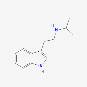 molecular formula C13H18N2 B3047521 N-[2-(1H-indol-3-yl)ethyl]propan-2-amine CAS No. 14121-10-9