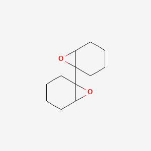 molecular formula C12H18O2 B3047539 Bi-7-oxabicyclo[4.1.0]heptane CAS No. 141668-35-1