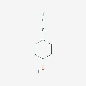 molecular formula C8H12O B3047550 trans-4-Ethynylcyclohexan-1-ol CAS No. 141895-72-9