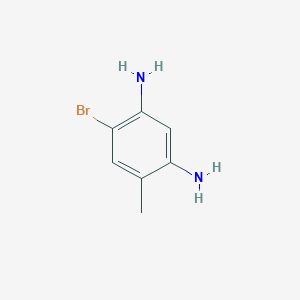 molecular formula C7H9BrN2 B3047553 4-Bromo-6-methylbenzene-1,3-diamine CAS No. 141922-21-6