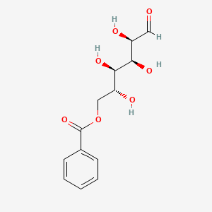 molecular formula C13H16O7 B3047562 [(2R,3S,4S,5R,6S)-3,4,5,6-tetrahydroxyoxan-2-yl]methyl benzoate CAS No. 14200-76-1