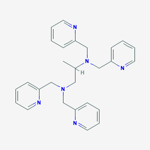 molecular formula C27H30N6 B3047569 N~1~,N~1~,N~2~,N~2~-Tetrakis[(pyridin-2-yl)methyl]propane-1,2-diamine CAS No. 142177-95-5