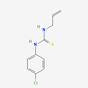 molecular formula C10H11ClN2S B3047597 N-Allyl-N'-(4-chlorophenyl)thiourea CAS No. 14255-79-9