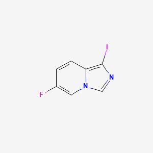 molecular formula C7H4FIN2 B3047600 6-Fluoro-1-iodoimidazo[1,5-A]pyridine CAS No. 1426424-83-0