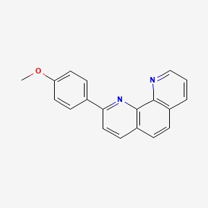 molecular formula C19H14N2O B3047651 2-(4-Methoxyphenyl)-1,10-phenanthroline CAS No. 142942-21-0