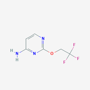 2-(2,2,2-Trifluoroethoxy)pyrimidin-4-amine