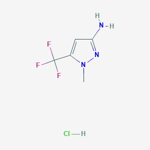 1-methyl-5-(trifluoromethyl)-1{H}-pyrazol-3-amine