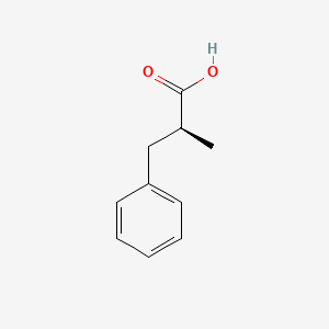 molecular formula C10H12O2 B3047741 (2S)-2-methyl-3-phenylpropanoic acid CAS No. 14367-54-5