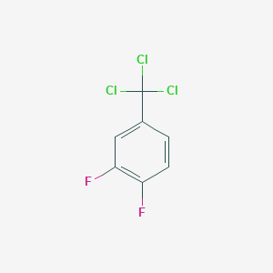 molecular formula C7H3Cl3F2 B3047743 1,2-difluoro-4-(trichloromethyl)benzene CAS No. 143726-98-1