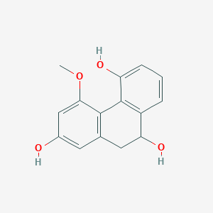 molecular formula C15H14O4 B3047790 Rotundatin CAS No. 278608-08-5