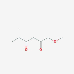 B3047801 1-Methoxy-5-methylhexane-2,4-dione CAS No. 144712-26-5