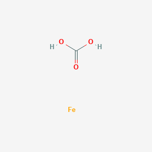 molecular formula FeCO3<br>CH2FeO3 B3047803 Ferrous carbonate CAS No. 14476-16-5