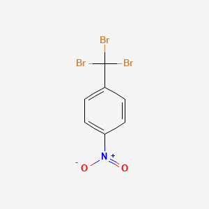 molecular formula C7H4Br3NO2 B3047814 Benzene, 1-nitro-4-(tribromomethyl)- CAS No. 14505-17-0