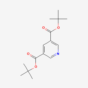 molecular formula C15H21NO4 B3047831 Di-tert-butyl pyridine-3,5-dicarboxylate CAS No. 145530-89-8