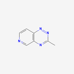 molecular formula C7H6N4 B3047853 3-methylpyrido[3,4-e][1,2,4]triazine CAS No. 14612-29-4