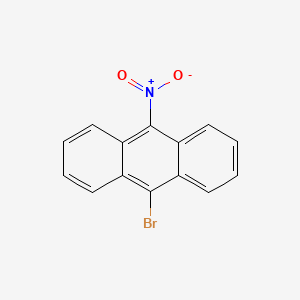 molecular formula C14H8BrNO2 B3047898 9-Bromo-10-nitroanthracene CAS No. 14789-48-1