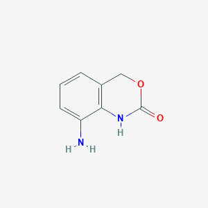 molecular formula C8H8N2O2 B3047917 8-amino-1H-benzo[d][1,3]oxazin-2(4H)-one CAS No. 148890-67-9