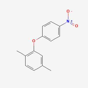 molecular formula C14H13NO3 B3047941 1,4-Dimethyl-2-(4-nitrophenoxy)benzene CAS No. 149742-80-3