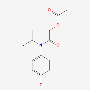 Acetamide, 2-(acetyloxy)-N-(4-fluorophenyl)-N-(1-methylethyl)-