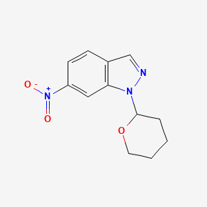 6-Nitro-1-(tetrahydro-2H-pyran-2-yl)-1H-indazole