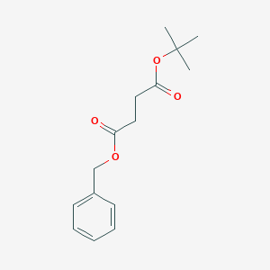 molecular formula C15H20O4 B3047954 Butanedioic acid, 1-(1,1-dimethylethyl) 4-(phenylmethyl) ester CAS No. 15026-16-1