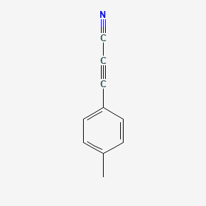 molecular formula C10H7N B3047984 3-(4-Methylphenyl)prop-2-ynenitrile CAS No. 151589-34-3