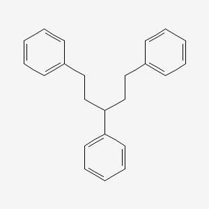 molecular formula C23H24 B3047994 1,5-Diphenylpentan-3-ylbenzene CAS No. 1520-41-8