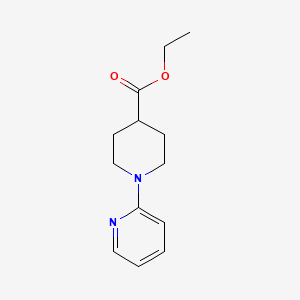 molecular formula C13H18N2O2 B3048055 Ethyl 1-(pyridin-2-yl)piperidine-4-carboxylate CAS No. 154348-19-3