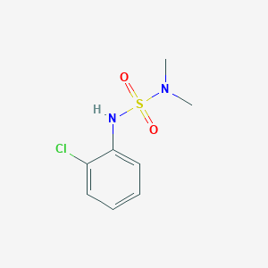 molecular formula C8H11ClN2O2S B3048059 Sulfamide, N'-(2-chlorophenyl)-N,N-dimethyl- CAS No. 15442-16-7