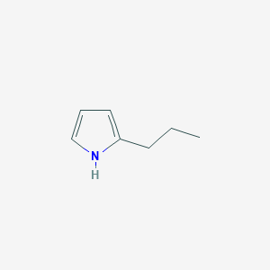 molecular formula C7H11N B3048074 2-propyl-1H-pyrrole CAS No. 1551-08-2
