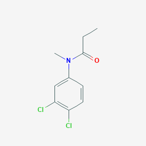 molecular formula C10H11Cl2NO B3048078 ELP-004 CAS No. 15533-81-0
