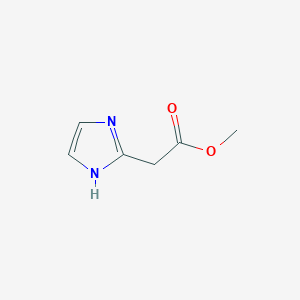 molecular formula C6H8N2O2 B3048105 Methyl 2-(1H-imidazol-2-yl)acetate CAS No. 1564-48-3