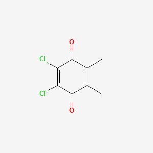 molecular formula C8H6Cl2O2 B3048113 2,3-Dichloro-5,6-dimethyl-1,4-benzoquinone CAS No. 15707-31-0